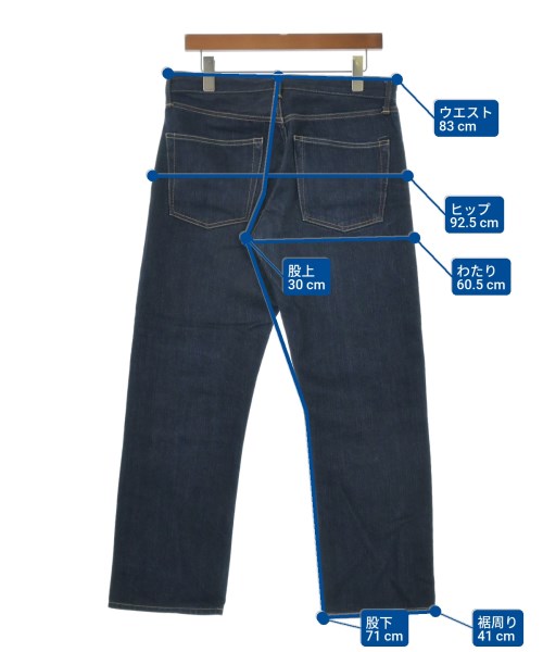 COMME des GARCONS HOMME（コムデギャルソンオム）デニムパンツ 紺 サイズ:XS メンズ/2200647125052