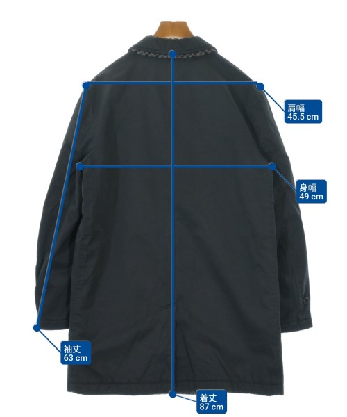 COMME des GARCONS HOMME（コムデギャルソンオム）ステンカラーコート 紺 サイズ:S メンズ/2200647148020