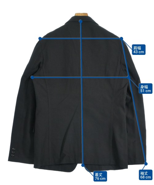 COMME des GARCONS HOMME（コムデギャルソンオム）テーラードジャケット 黒 サイズ:L メンズ/2200637542050