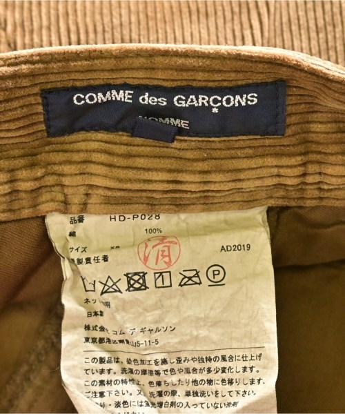 COMME des GARCONS HOMME（コムデギャルソンオム）その他 茶 サイズ:XS メンズ/2200647961094