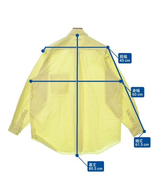 COMME des GARCONS HOMME（コムデギャルソンオム）カジュアルシャツ 黄 サイズ:-(XXL位) メンズ/2200647672020