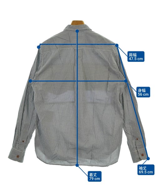 COMME des GARCONS HOMME（コムデギャルソンオム）カジュアルシャツ 紺 サイズ:M メンズ/2200649183029