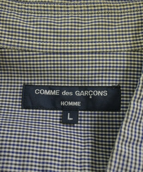 COMME des GARCONS HOMME（コムデギャルソンオム）カジュアルシャツ 青 サイズ:L メンズ/2200649205035