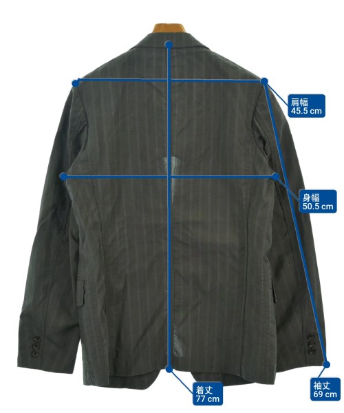 COMME des GARCONS HOMME（コムデギャルソンオム）テーラードジャケット グレー サイズ:S メンズ/2200649429042
