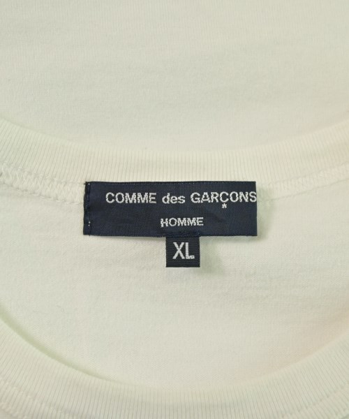 COMME des GARCONS HOMME（コムデギャルソンオム）Tシャツ・カットソー 白 サイズ:XL メンズ/2200649519040