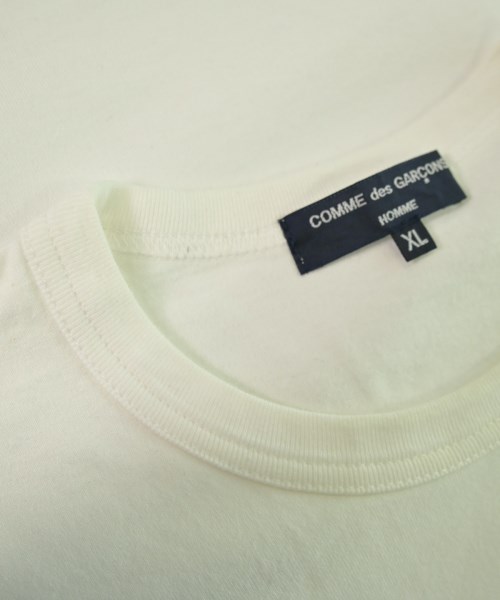 COMME des GARCONS HOMME（コムデギャルソンオム）Tシャツ・カットソー 白 サイズ:XL メンズ/2200649519040