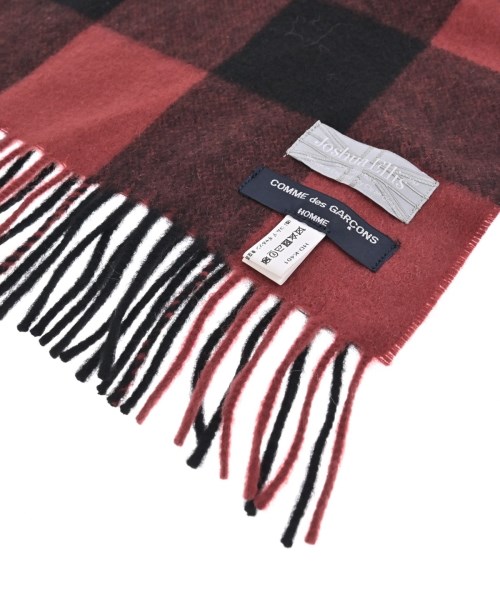 COMME des GARCONS HOMME（コムデギャルソンオム）マフラー 赤 サイズ:- メンズ/2200650007192