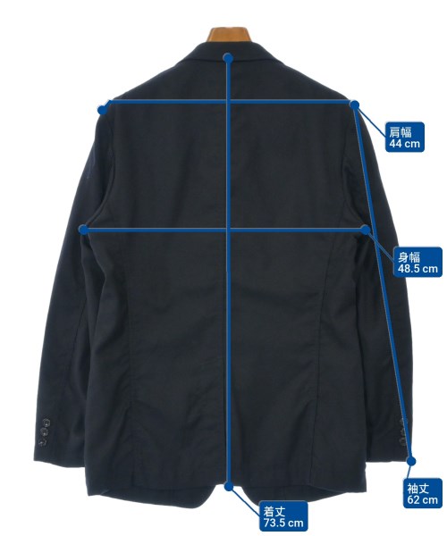 COMME des GARCONS HOMME（コムデギャルソンオム）カジュアルジャケット 黒 サイズ:M メンズ/2200639335186