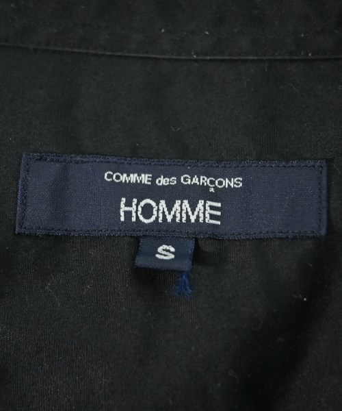 COMME des GARCONS HOMME（コムデギャルソンオム）カジュアルシャツ 黒 サイズ:S メンズ/2200650185043