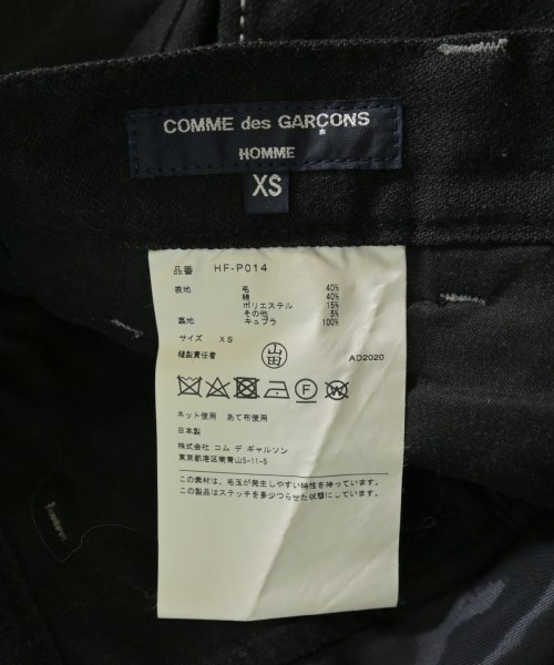 COMME des GARCONS HOMME（コムデギャルソンオム）その他 黒 サイズ:XS メンズ/2200650518025