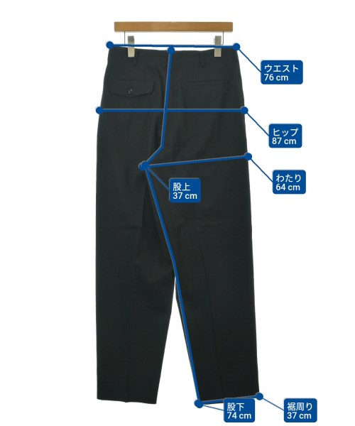 COMME des GARCONS HOMME（コムデギャルソンオム）スラックス 黒 サイズ:M メンズ/2200651087032