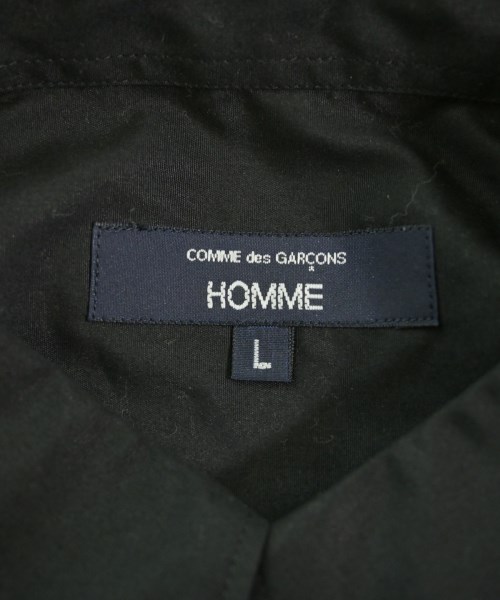 COMME des GARCONS HOMME（コムデギャルソンオム）カジュアルシャツ 黒 サイズ:L メンズ/2200651406017