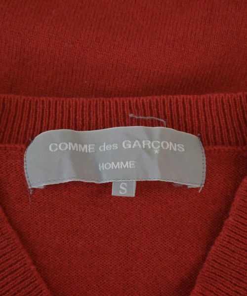 COMME des GARCONS HOMME（コムデギャルソンオム）ニット・セーター 赤 サイズ:S メンズ/2200641617102