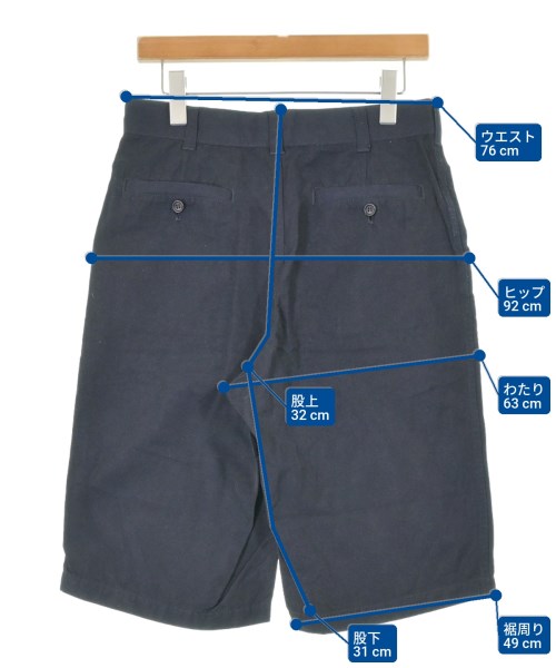 COMME des GARCONS HOMME（コムデギャルソンオム）ショートパンツ 紺 サイズ:XS メンズ/2200651491181