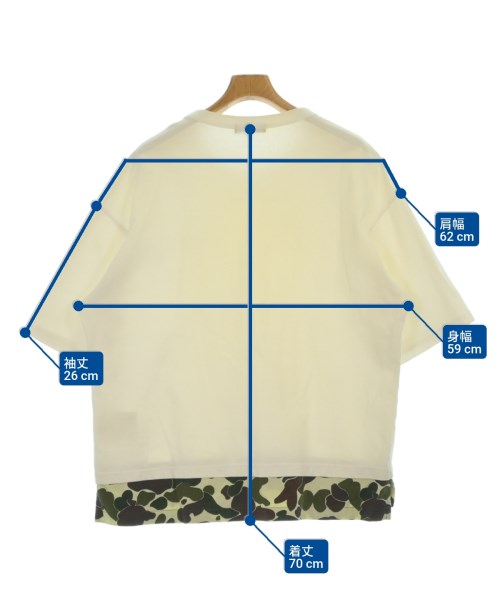 COMME des GARCONS HOMME（コムデギャルソンオム）Tシャツ・カットソー 白 サイズ:S メンズ/2200642858085