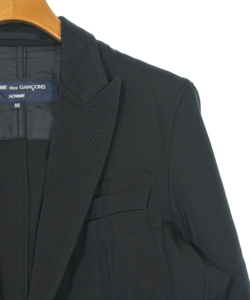 COMME des GARCONS HOMME（コムデギャルソンオム）カジュアルジャケット 黒 サイズ:SS メンズ/2200645035063