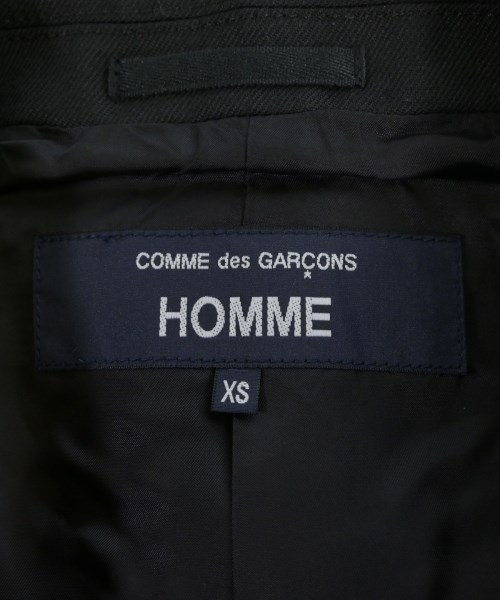 COMME des GARCONS HOMME（コムデギャルソンオム）テーラードジャケット 黒 サイズ:XS メンズ/2200652463125