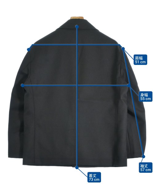 COMME des GARCONS HOMME（コムデギャルソンオム）テーラードジャケット 黒 サイズ:XS メンズ/2200652463125