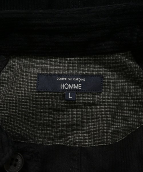 COMME des GARCONS HOMME（コムデギャルソンオム）カジュアルジャケット 黒 サイズ:L メンズ/2200651226011