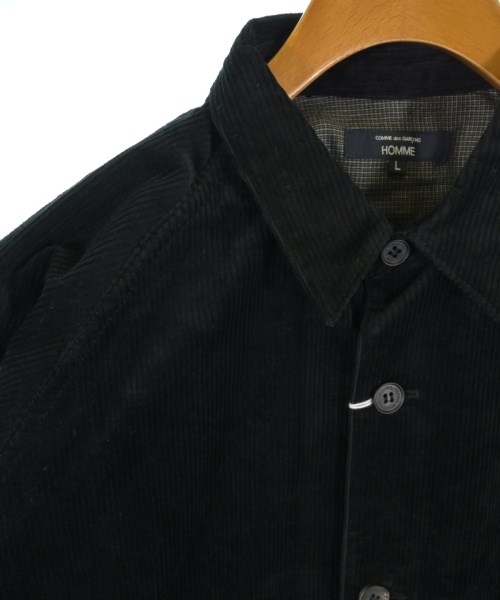 COMME des GARCONS HOMME（コムデギャルソンオム）カジュアルジャケット 黒 サイズ:L メンズ/2200651226011