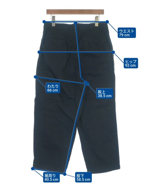 COMME des GARCONS HOMME（コムデギャルソンオム）チノパン 紺 サイズ:XS メンズ/2200652618037