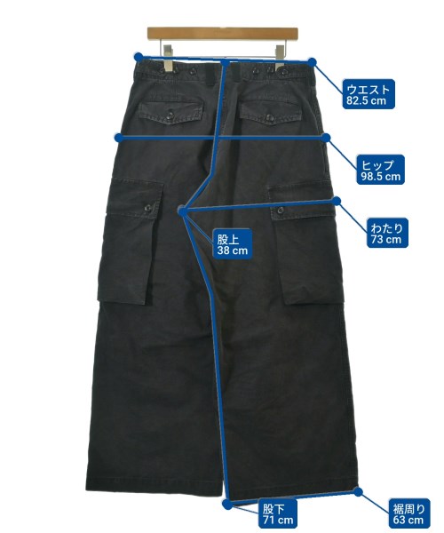 COMME des GARCONS HOMME（コムデギャルソンオム）カーゴパンツ 黒 サイズ:S メンズ/2200652944037