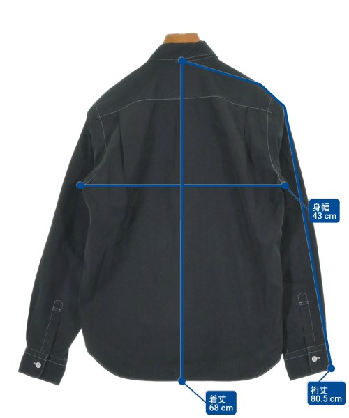 COMME des GARCONS HOMME（コムデギャルソンオム）カジュアルシャツ 黒 サイズ:XS メンズ/2200653748023