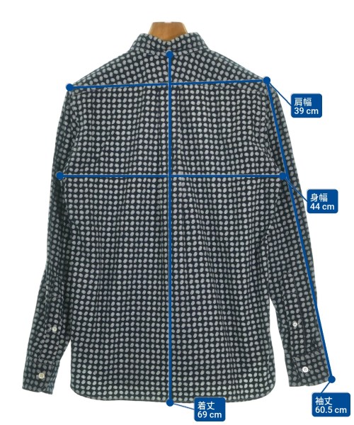 COMME des GARCONS HOMME（コムデギャルソンオム）カジュアルシャツ 紺 サイズ:XS メンズ/2200653820033