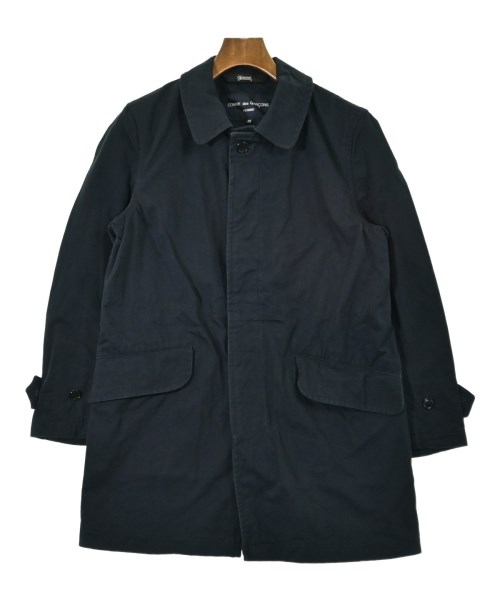 COMME des GARCONS HOMME(コムデギャルソンオム)ステンカラーコート 紺 サイズ:XS/2200654074022