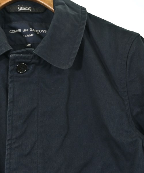COMME des GARCONS HOMME（コムデギャルソンオム）ステンカラーコート 紺 サイズ:XS メンズ/2200654074022