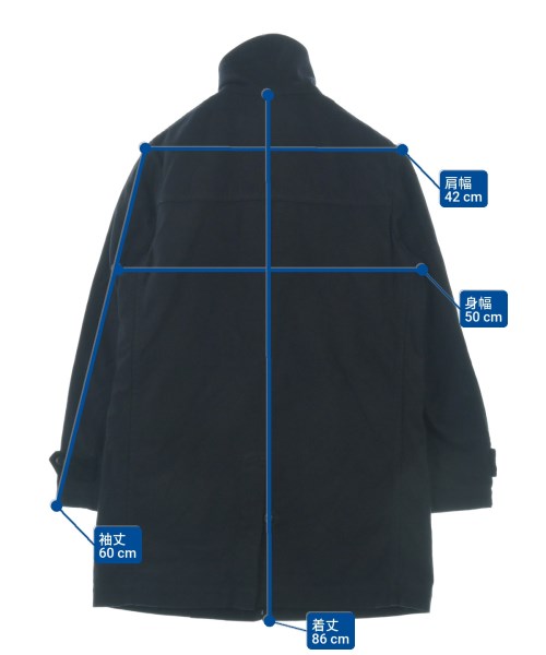 COMME des GARCONS HOMME（コムデギャルソンオム）ステンカラーコート 紺 サイズ:XS メンズ/2200647317020