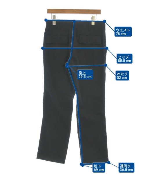 COMME des GARCONS HOMME（コムデギャルソンオム）スラックス 黒 サイズ:S メンズ/2200647317044