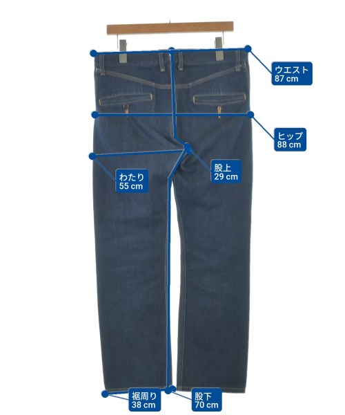 COMME des GARCONS HOMME（コムデギャルソンオム）デニムパンツ 紺 サイズ:1(S位) メンズ/2200650874145