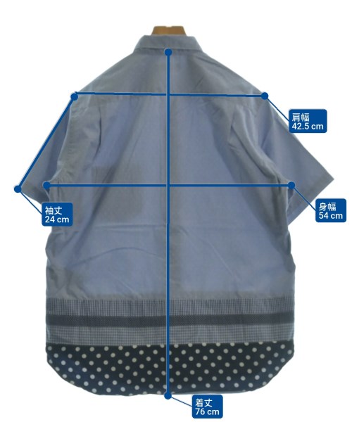 COMME des GARCONS HOMME（コムデギャルソンオム）カジュアルシャツ 青 サイズ:M メンズ/2200654497050