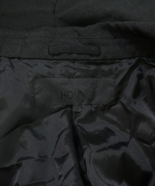 COMME des GARCONS HOMME（コムデギャルソンオム）カジュアルジャケット 黒 サイズ:XS メンズ/2200703150028