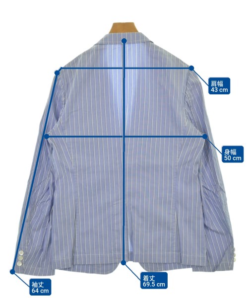 COMME des GARCONS HOMME（コムデギャルソンオム）カジュアルジャケット 青 サイズ:M メンズ/2200700829033