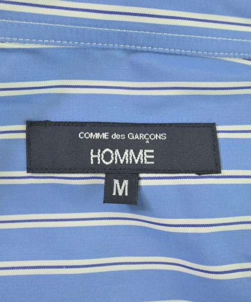 COMME des GARCONS HOMME（コムデギャルソンオム）カジュアルシャツ 青 サイズ:M メンズ/2200703825063