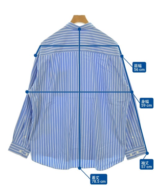 COMME des GARCONS HOMME（コムデギャルソンオム）カジュアルシャツ 青 サイズ:M メンズ/2200703825063