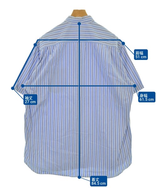 COMME des GARCONS HOMME（コムデギャルソンオム）カジュアルシャツ 青 サイズ:XS メンズ/2200702724060