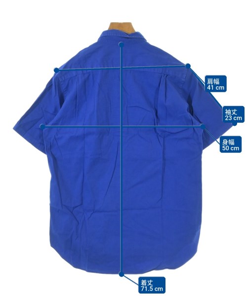 COMME des GARCONS HOMME（コムデギャルソンオム）カジュアルシャツ 青 サイズ:S メンズ/2200704878112