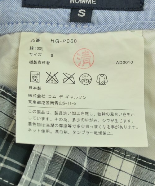 COMME des GARCONS HOMME（コムデギャルソンオム）ショートパンツ 紺 サイズ:S メンズ/2200699906173