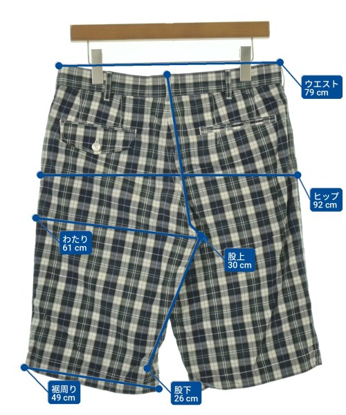 COMME des GARCONS HOMME（コムデギャルソンオム）ショートパンツ 紺 サイズ:S メンズ/2200699906173