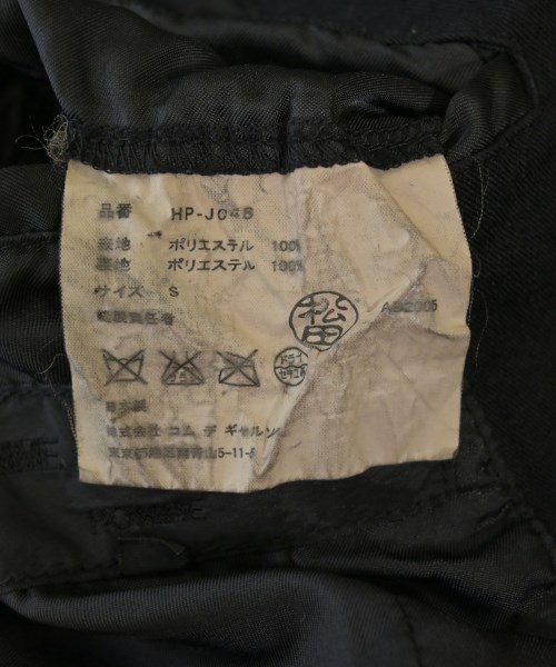 COMME des GARCONS HOMME（コムデギャルソンオム）カジュアルジャケット 黒 サイズ:S メンズ/2200699906333