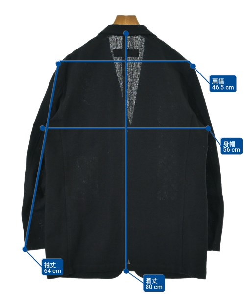 COMME des GARCONS HOMME（コムデギャルソンオム）ジャケット 黒 サイズ:L メンズ/2200705623179