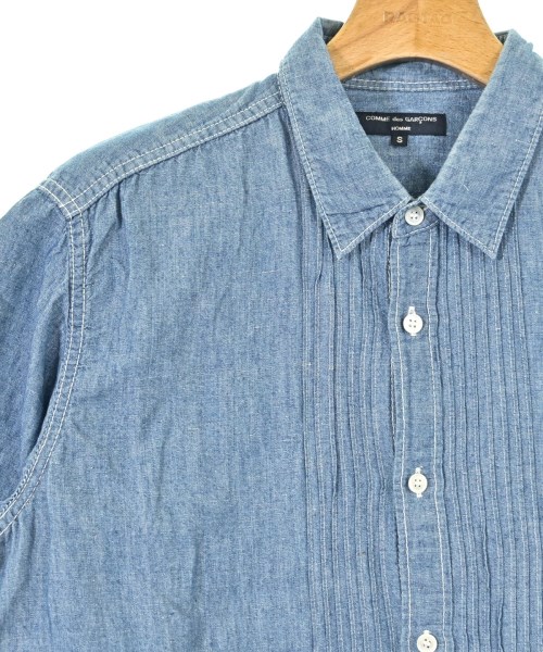 COMME des GARCONS HOMME（コムデギャルソンオム）カジュアルシャツ 青 サイズ:S メンズ/2200704482012