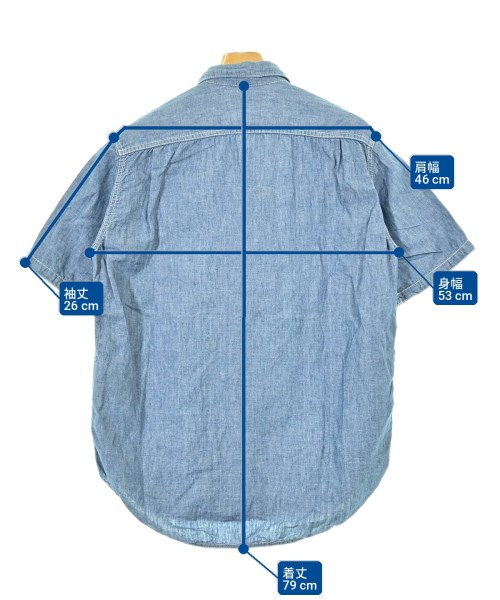 COMME des GARCONS HOMME（コムデギャルソンオム）カジュアルシャツ 青 サイズ:S メンズ/2200704482012