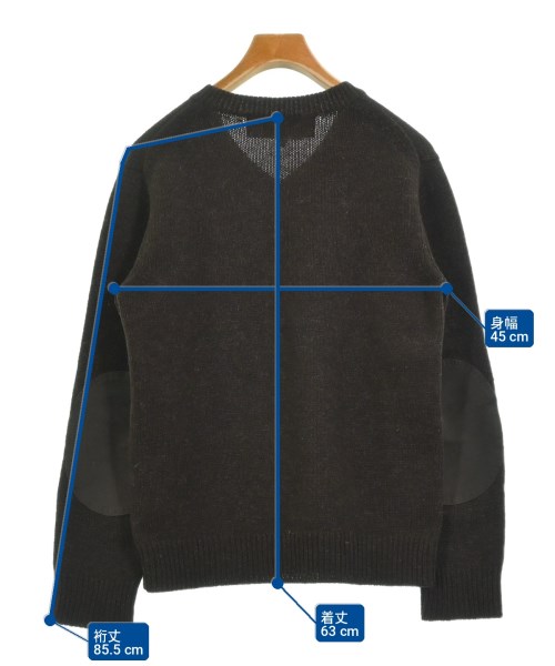 COMME des GARCONS HOMME（コムデギャルソンオム）ニット・セーター 茶 サイズ:S メンズ/2200703149015