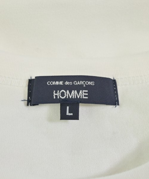 COMME des GARCONS HOMME（コムデギャルソンオム）Tシャツ・カットソー 白 サイズ:L メンズ/2200706609011