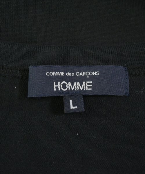 COMME des GARCONS HOMME（コムデギャルソンオム）Tシャツ・カットソー 黒 サイズ:L メンズ/2200706609028