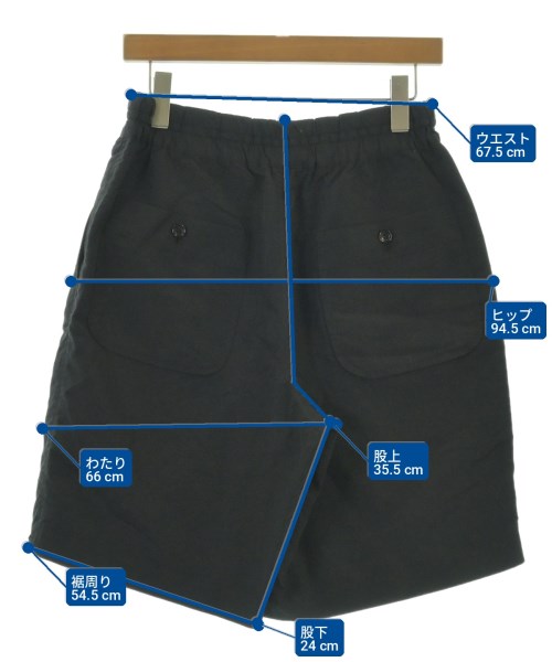 COMME des GARCONS HOMME（コムデギャルソンオム）ショートパンツ 黒 サイズ:S メンズ/2200703989086